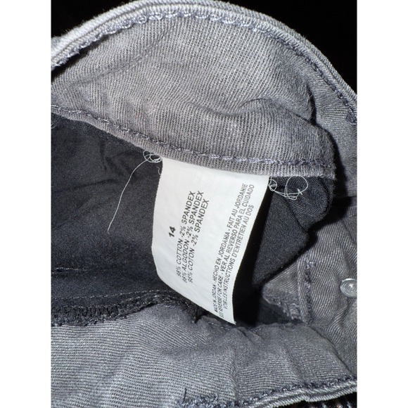 Bandalino Samantha Women's Gray Denim Jeans Size 14 Bootcut Stretch Casual - Picture 6 of 7